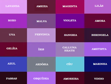 Tons de Roxo