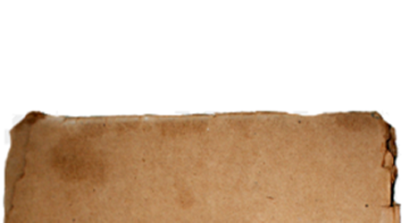 Papel deteriorado pela acidez